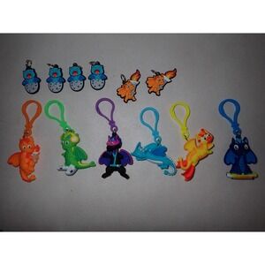 Dragon Backpack Clips Keychains Lot 6 Kids American Heart Assoc Challenge Charms